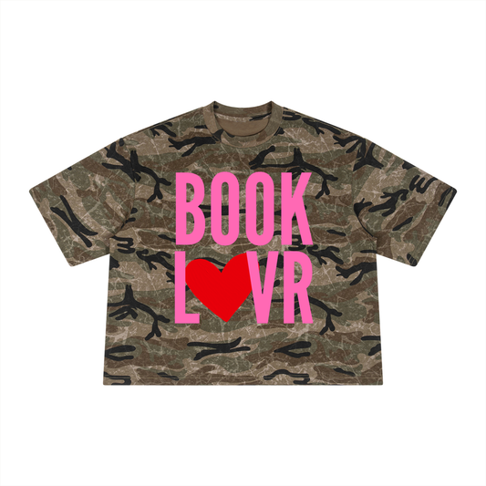 Unisex Boxy Camo Print T-Shirt