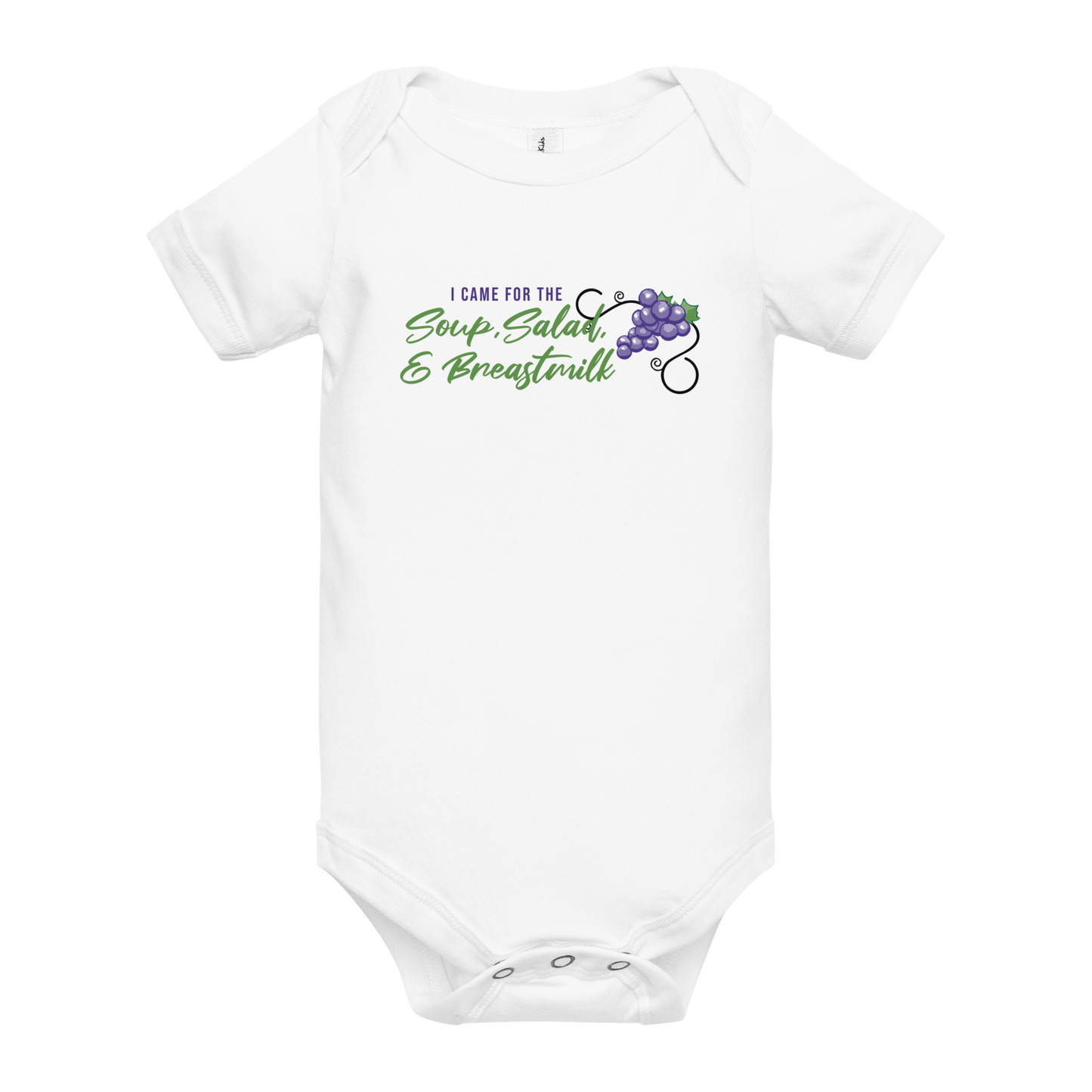 Soup, Salad, & Breastmilk Onesie