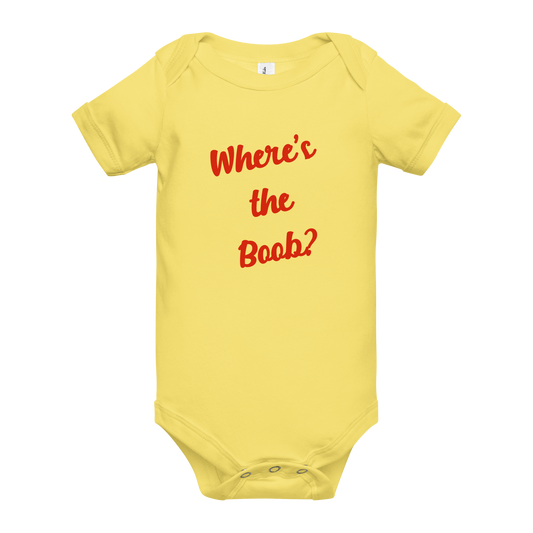 Where's the Boob? Onesie