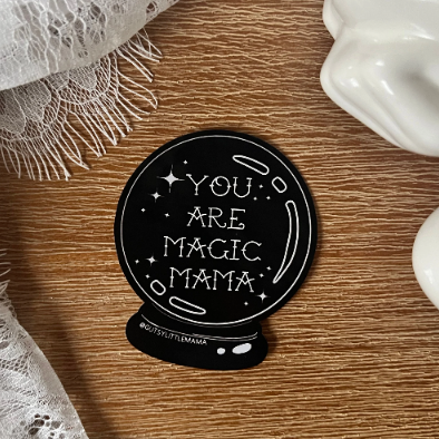 Crystal Ball Magic Mama Sticker