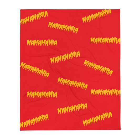 Mamamania Parody Throw Blanket