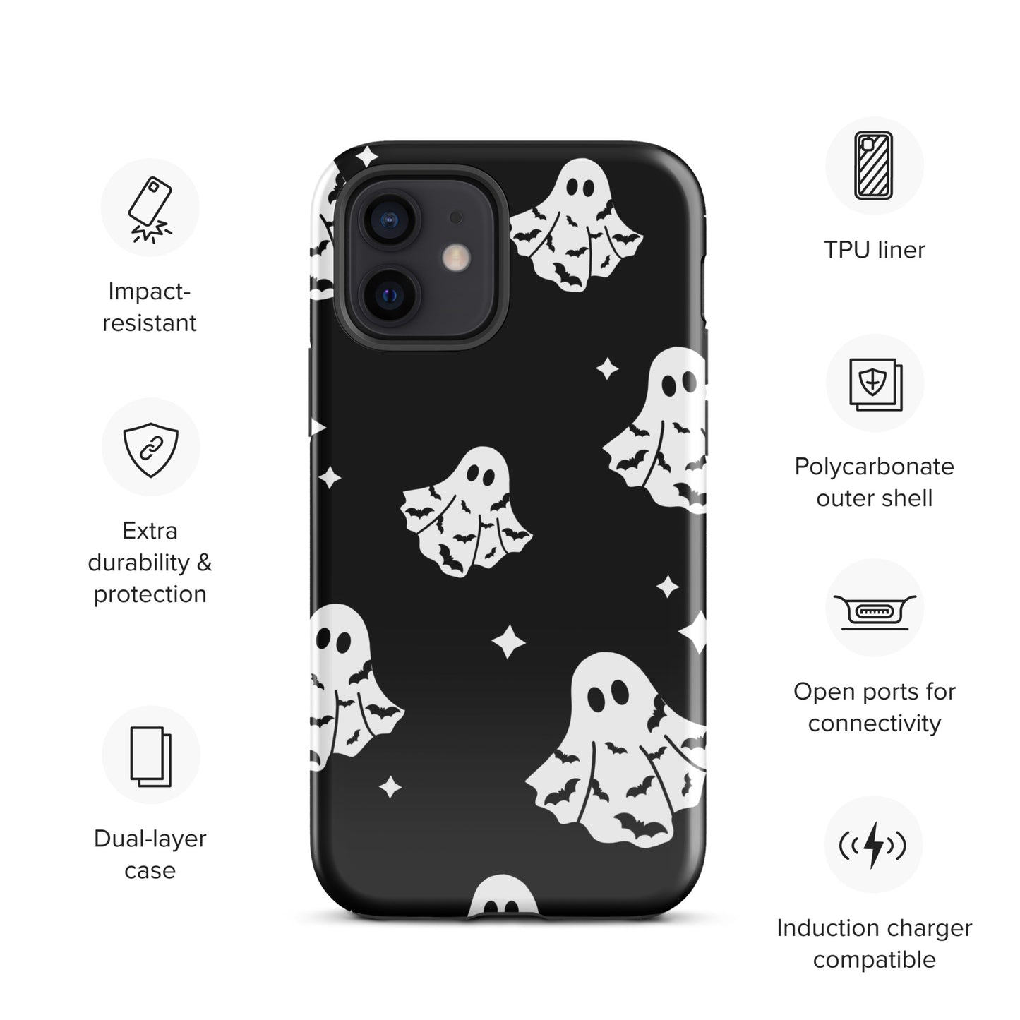 Bat Ghosts Tough Case for iPhone®