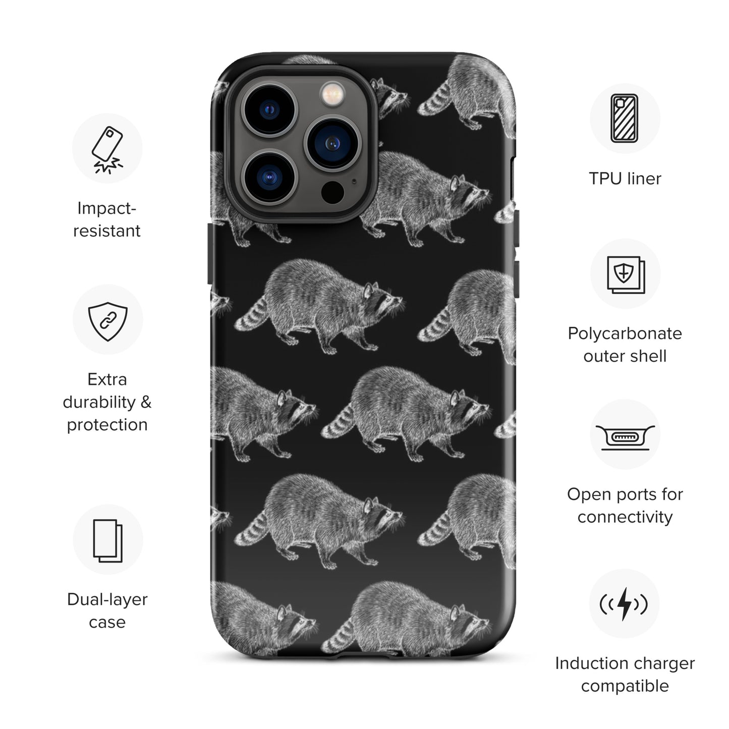 Trash Panda Tough Case for iPhone®