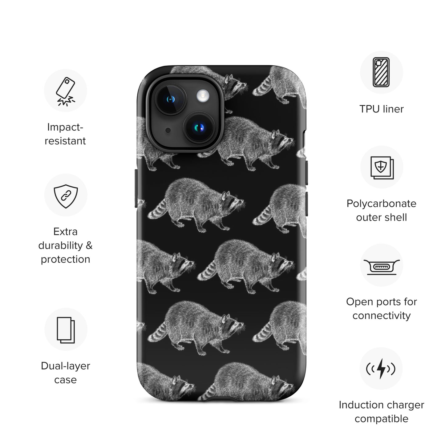 Trash Panda Tough Case for iPhone®