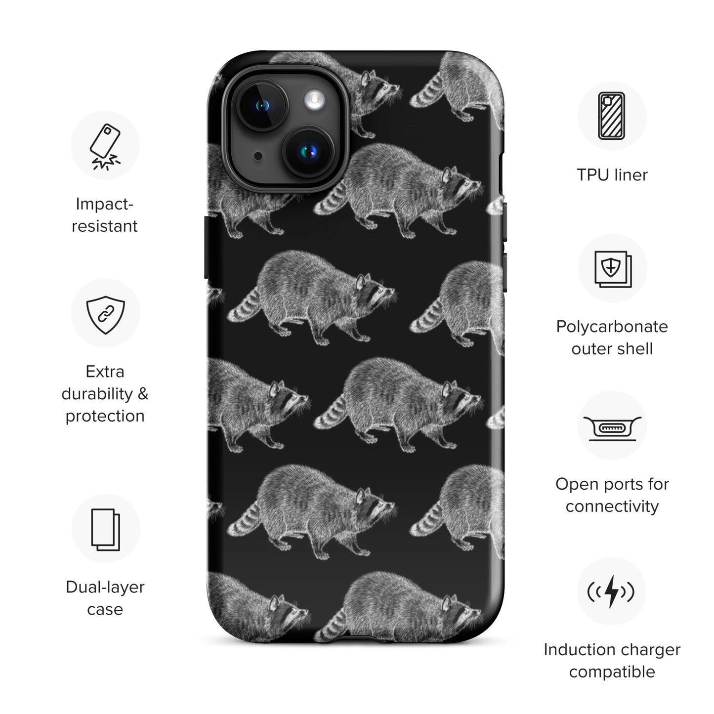 Trash Panda Tough Case for iPhone®