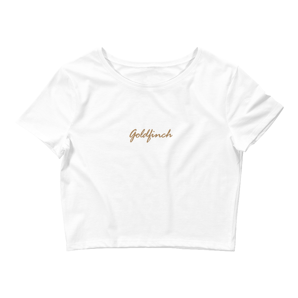 Goldfinch Cropped Baby Tee